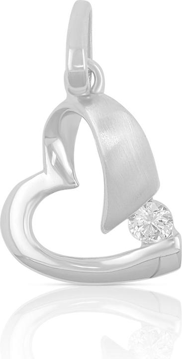 Muau Herz (750/18K Weissgold)