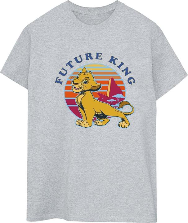 Actual product image Disney Womens/Ladies The Lion King Future King Cotton Boyfriend T-Shirt (L)