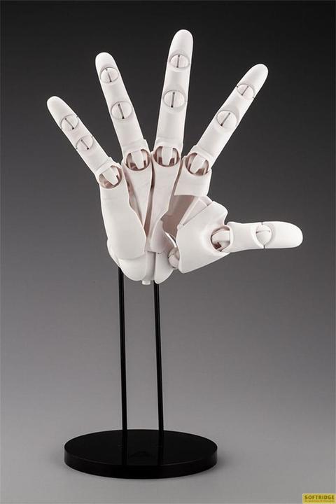 Produktbild Kotobukiya Takahiro Kagami PVC Artist Support Item Hand 1/1 Model/R White 21 cm