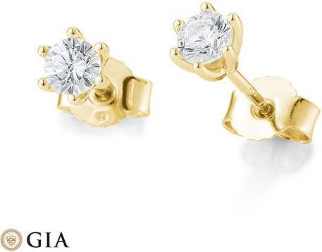 Image du produit Breuning Boucles d'oreilles 6 griffes (Or 750/18 K)