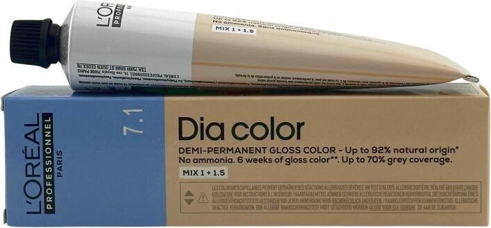 Immagine prodotto L'Oréal Professionnel Dia Colour 7.1 Biondo Medio Cenere - 60ml (Biondismo)