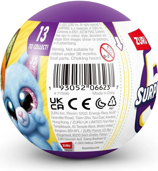 Actual product image Zuru 5 Surprise Plushy Pets Series 2 assorted