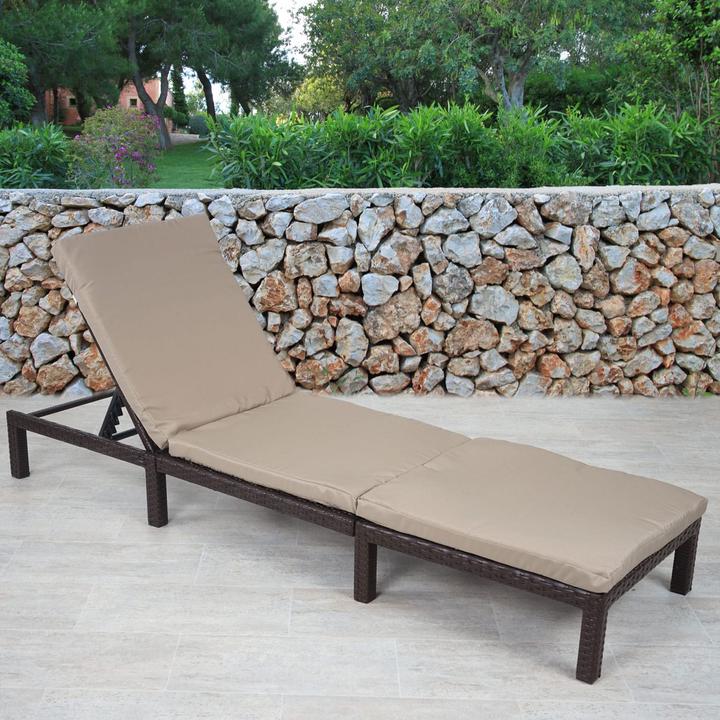 Image du produit JOHN316 Rattan Liegestuhl (198 cm)