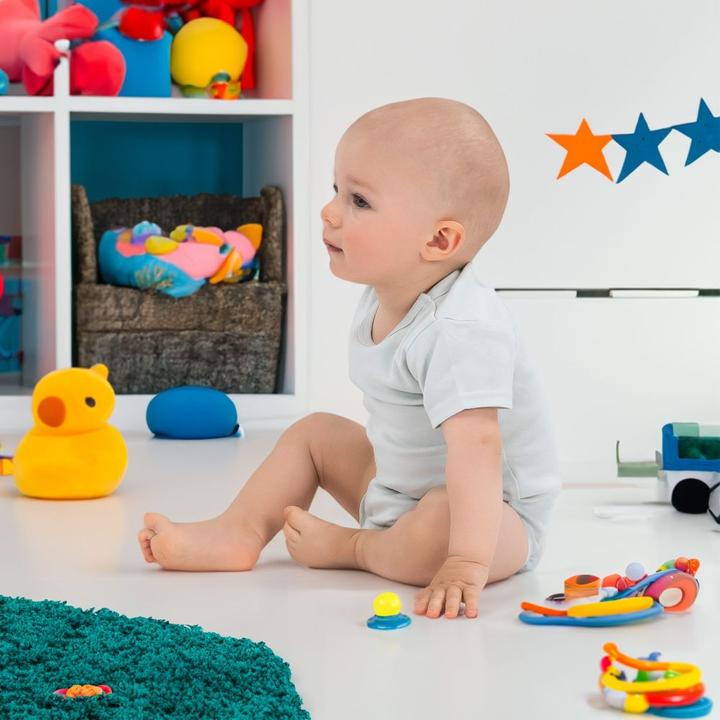 Image du produit La Loona LaLoona Body bébé manches courtes OEKO-TEX® pack de 6 - vert sauge gris (80)
