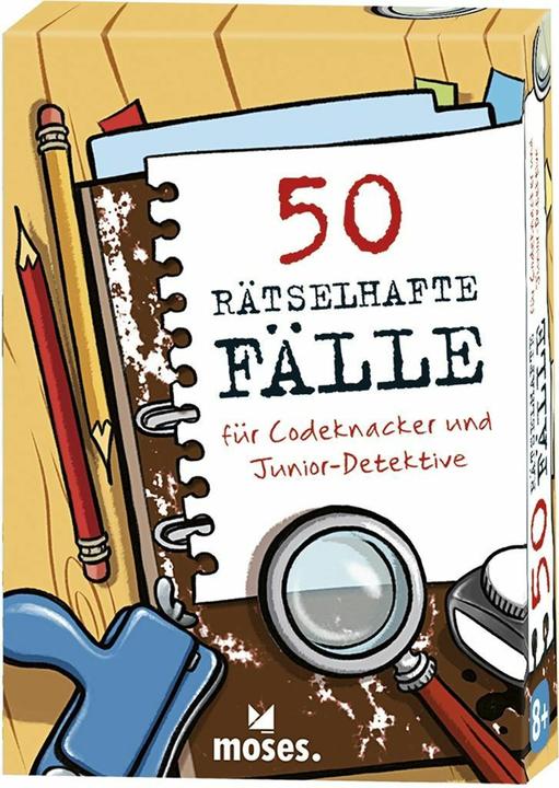 Produktbild 50 rätselhafte Fälle für Codeknacker und Junior-Detektive (Deutsch)