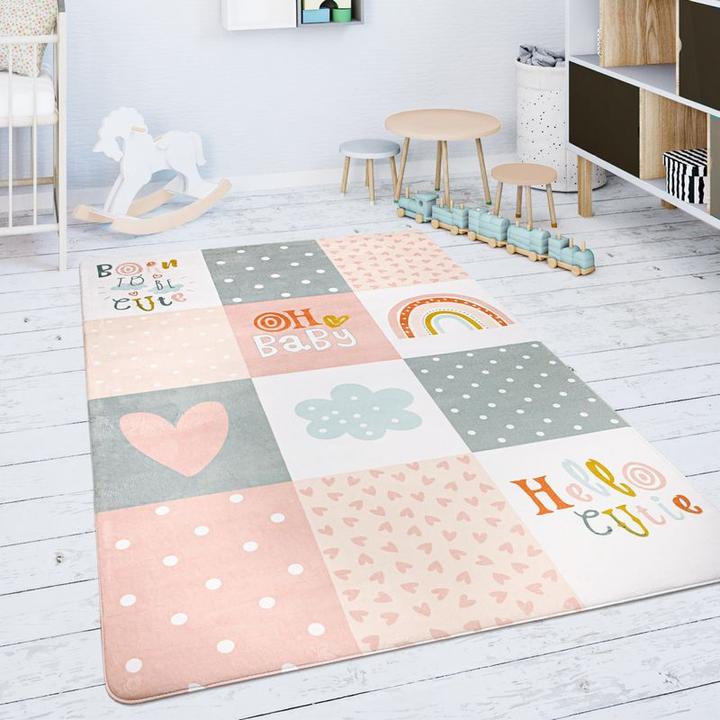 Immagine prodotto Paco Home Tappeto per bambini Stanza per bambini Forma di Koala grigio (90 x 120 cm)