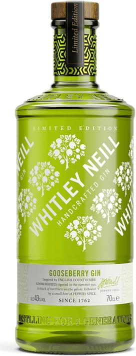 Image du produit Whitley Neill Gooseberry (groseille à maquereau) Dry Gin (1 x 70 cl)
