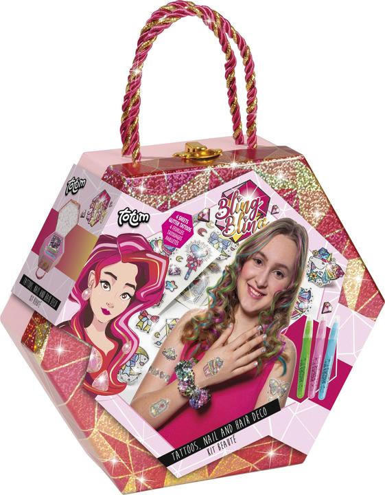 Actual product image Totum Bling Bling - Hair Chalk and Glitter Tattoos