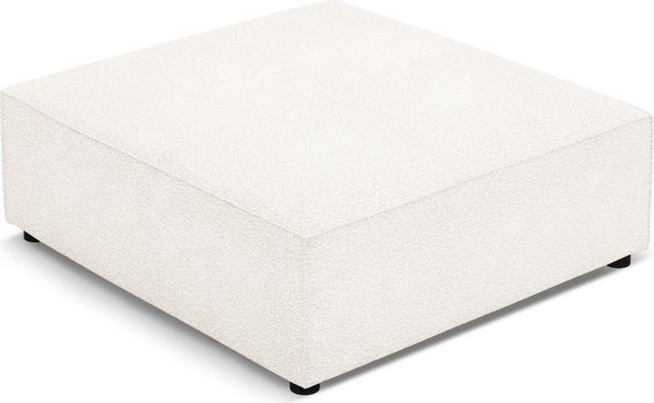 Actual product image Micadoni Boucle Pouf, "Jodie", 1 Seat, 102x80x40Made in Europe (Cushioned stools)