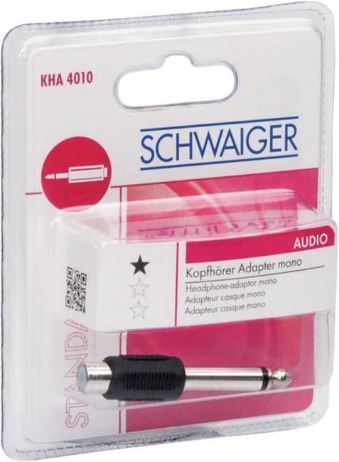 Produktbild Schwaiger 6.3mm Klinke—Cinch