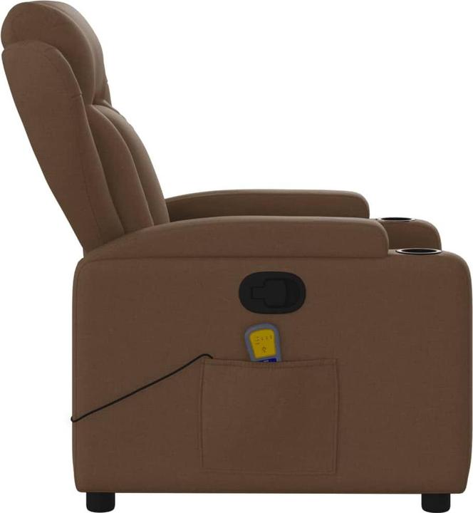 Produktbild VidaXL Massagesessel Braun Stoff,Farbe: Braun,Material: Stoff (100