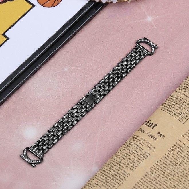 Immagine prodotto MU Style Bracciale di ricambio in metallo con pietre scintillanti della serie GH (20 mm, Lega metallica)