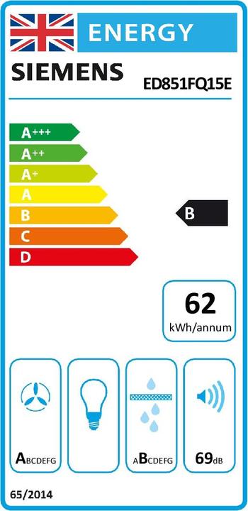 Energy Label Siemens ED851FQ15E