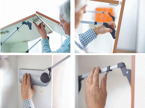 Actual product image Blum Telescopic lever set for fold-up flap AVENTOS HF / SERVO-DRIVE (1 pcs.)