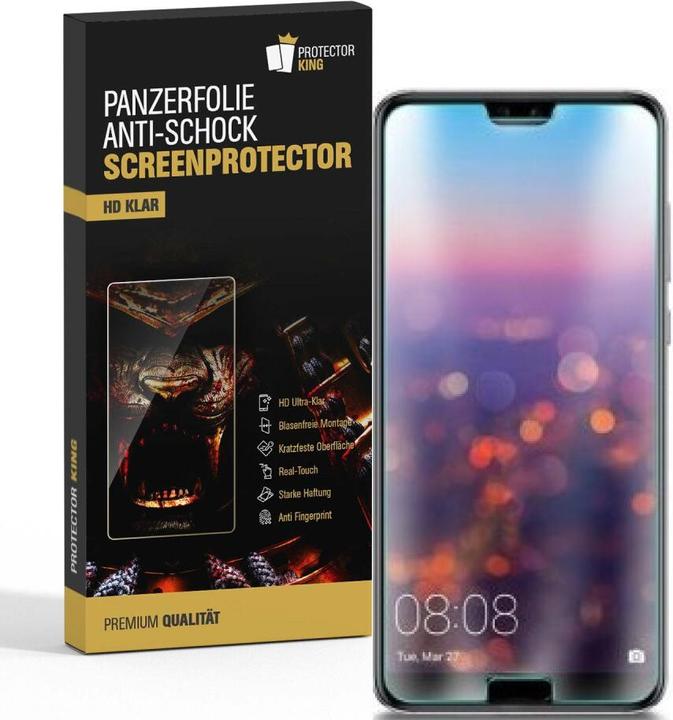 Produktbild Protectorking 3x Panzerfolie Anti-Shock HD Klar (3 Stück, Honor 10)