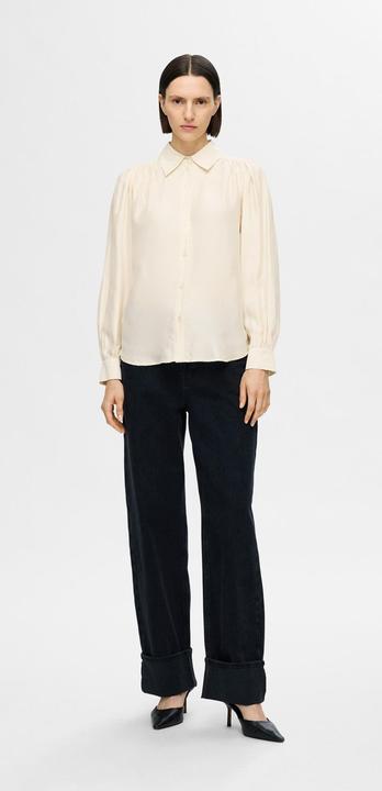 Actual product image Selected Femme Long sleeve satin blouse (38)