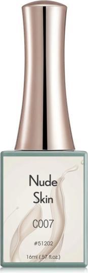 Actual product image Canni Gellacquer Nude Skin C007 UV/LED (Nude Skin Grey, UV gel varnish)