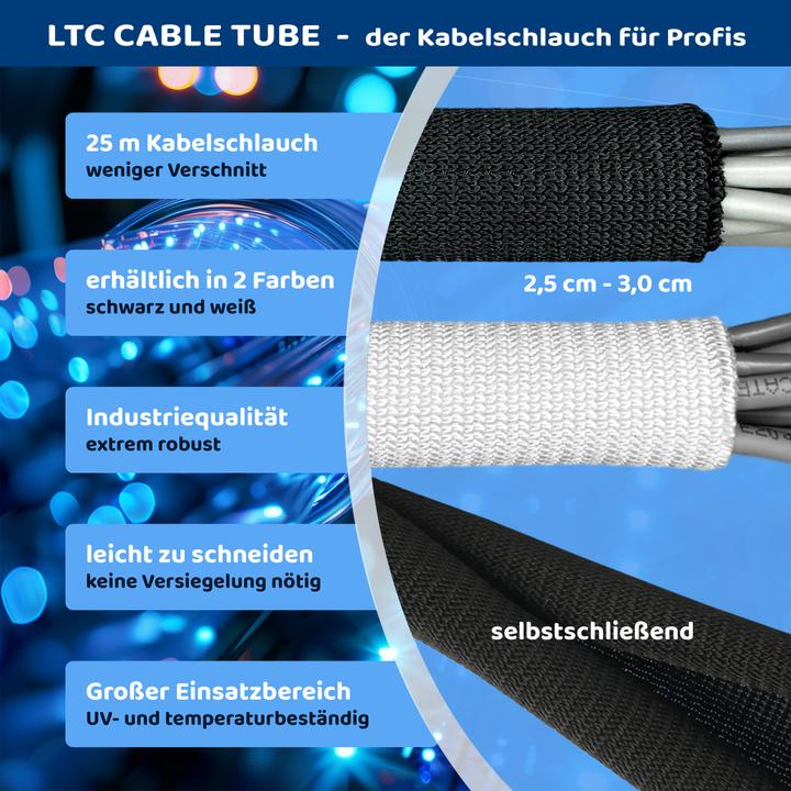 Actual product image Label-the-cable cable tube (Cable conduit, 2500 cm)