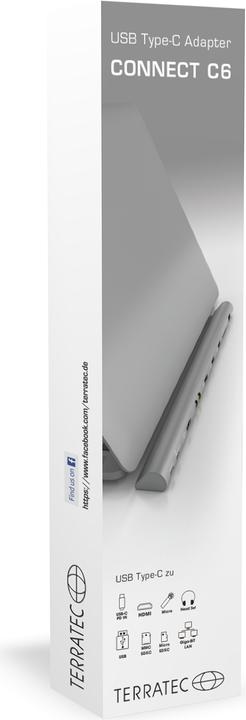 Produktbild Terratec USB Type-C Hub (USB-C, 11 Ports)