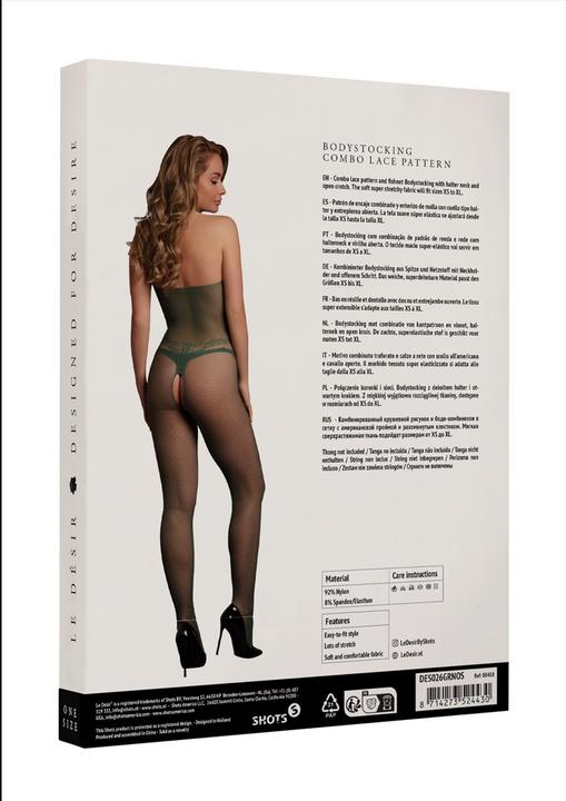 Produktbild Le Désir Fishnet and Lace Bodystocking - One Size (One Size)