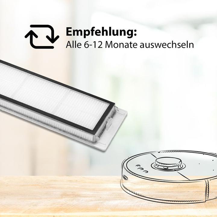 Produktbild Hermex Alternativer HEPA-Filter kompatibel mit Roborock Serie S5 S6