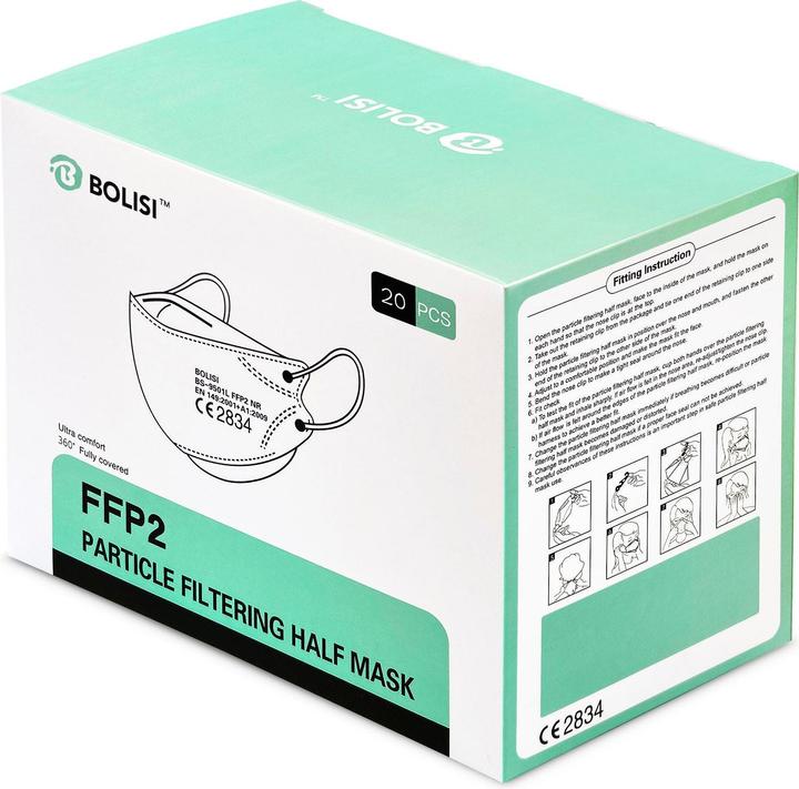 Bolisi BOLISI BS-9501L FFP2 Particle Filtering Half Mask NR 20Stk (FFP2, 20 x)