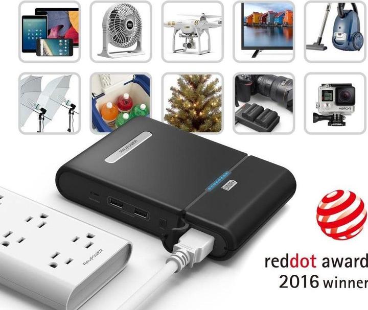 Produktbild RAVPower Rp-Pb055 (27000 mAh, 80 W, 100 Wh)