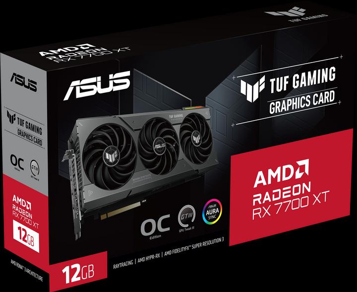 Produktbild ASUS TUF Gaming Radeon RX 7700 XT OC Edition (12 GB)