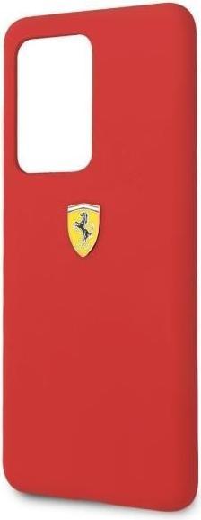 Produktbild Ferrari Hardcase FESSIHCS69RE S20 Ultra G988 czerwony/red Silicone (Samsung Galaxy S20 Ultra)
