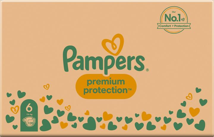 Image du produit Pampers Protection premium (Taille 6, Pack mensuel, 120 pièce(s))