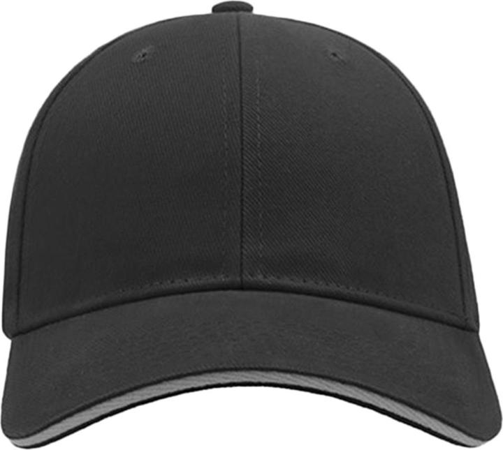 Actual product image Atlantis Liberty Baseball Cap With 6 Brushed Cotton Panels (One size)