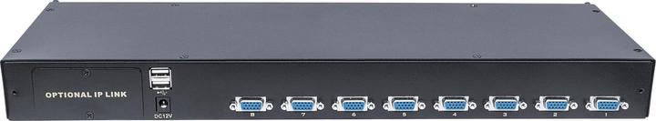 Produktbild Intellinet Modularer 8-Port KVM-Switch mit VGA-Schnittstelle Zur Verwendung mit Rackmount LCD-Konsolen 50803...