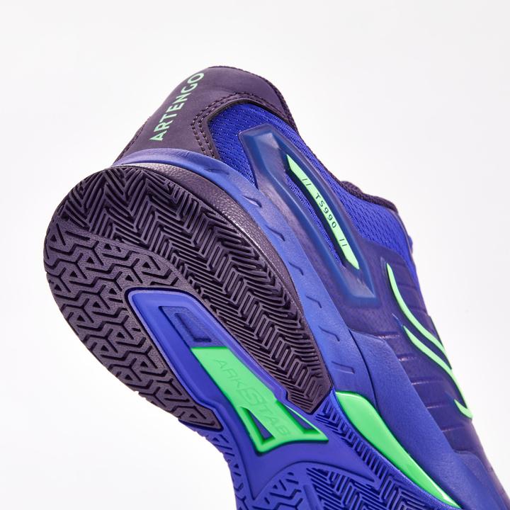 Image du produit Artengo Chaussure de Tennis Junior - TS 990 Jr Bleu Vert (36)