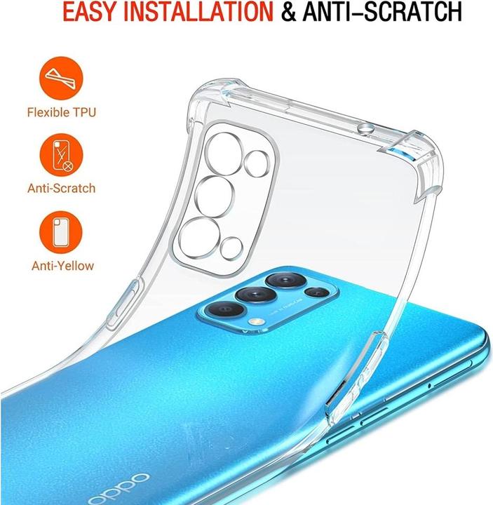 Actual product image Screenguard Oppo Find X3 Lite Case Crystal Soft Airbag Bumper (Oppo Find X3 Lite)