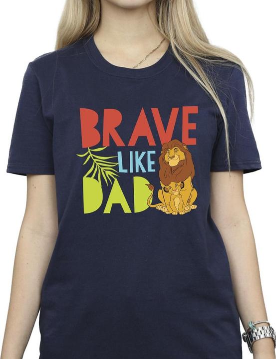 Immagine prodotto Disney The Lion King Brave Like Dad Maglietta Ampia Donna (M)