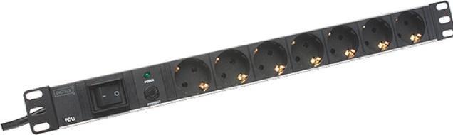 Actual product image Digitus Power strip (8 x, CEE 7/3, 2 m)