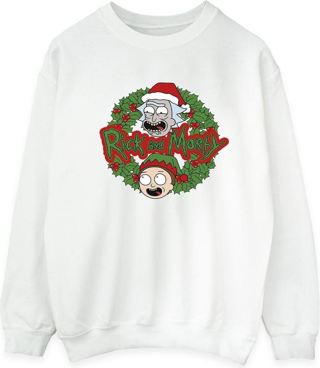 Immagine prodotto Rick And Morty Christmas Wreath Felpa Uomo (L)