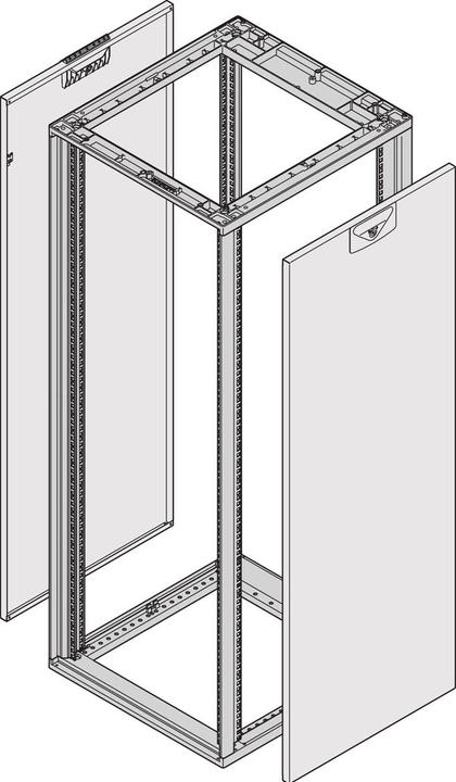 Actual product image Schroff Side panel for Slim-Line - SEIT.WD.47HE 500T SL 7035 2X