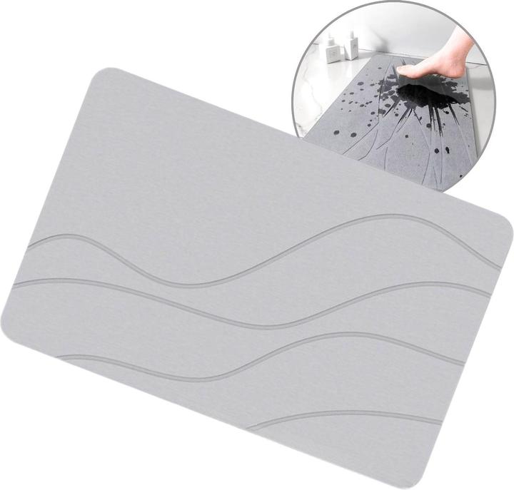Produktbild Hermex Stein-Badematte (60 x 39 cm)