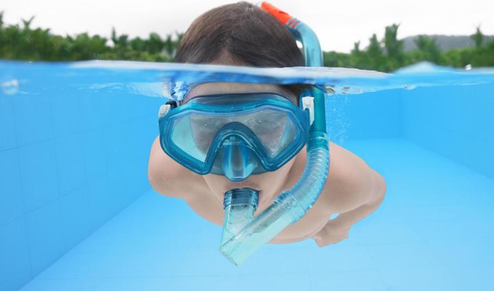 Immagine prodotto Bestway Set da sub per bambini con maschera, pinne e tubo rossi, 25046