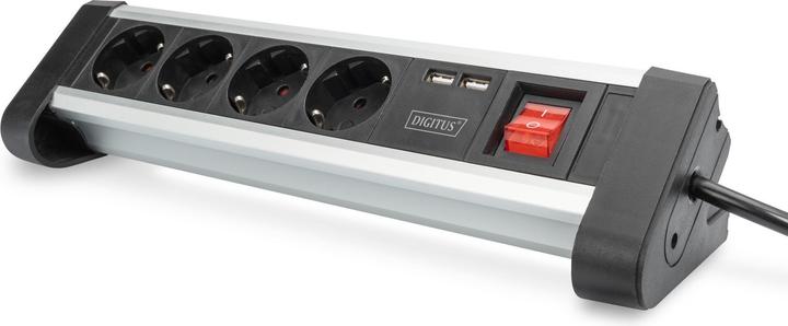 Produktbild Digitus Office-Steckdosenleiste (6 x, USB-A, 1.50 m)