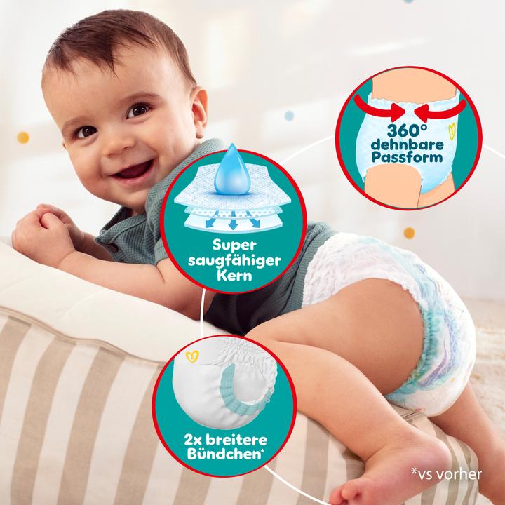 Actual product image Pampers Baby-Dry Pants (Size 8, Half month box, 58 Piece)