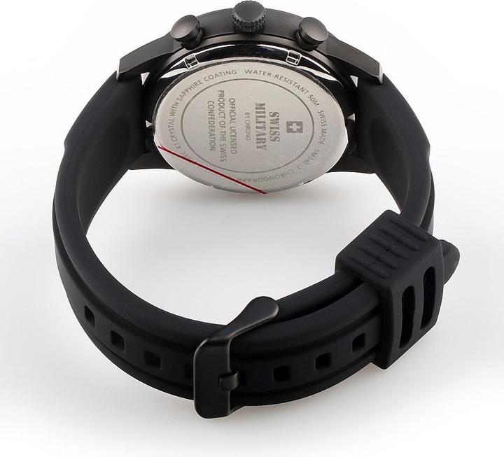 Actual product image Swiss Military Quartz Chronograph (Swiss made, Analogue wristwatch, 41 mm)