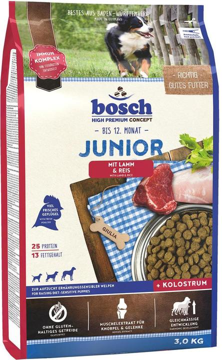 Produktbild Bosch Petfood Junior Lamm & Reis (Junior, 1 Stk., 3000 g)