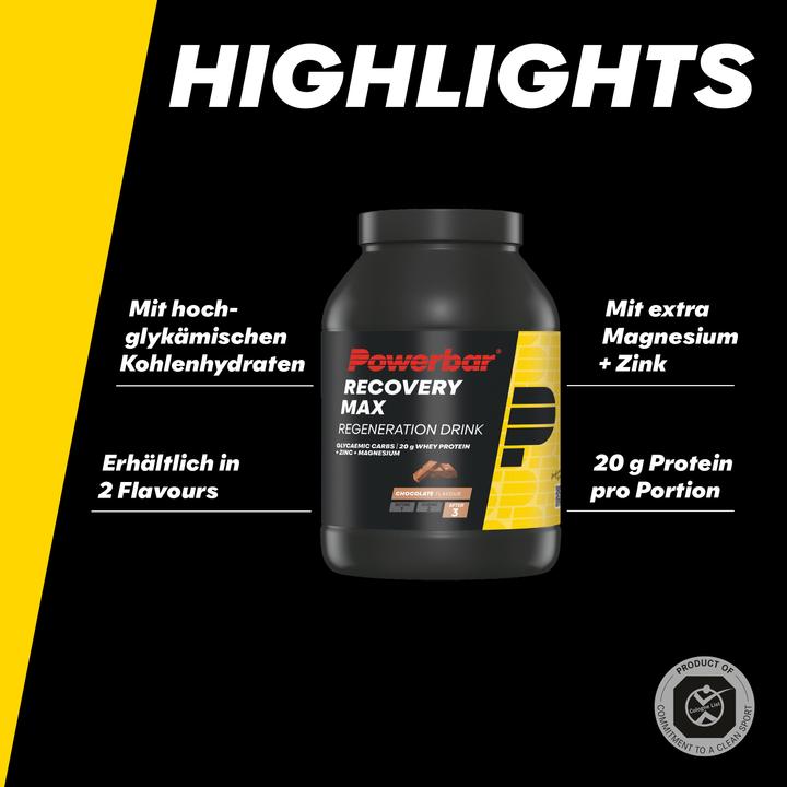 Image du produit Powerbar Boisson sportive Recovery Max (Champion du chocolat, 1 pcs, 1290 g)