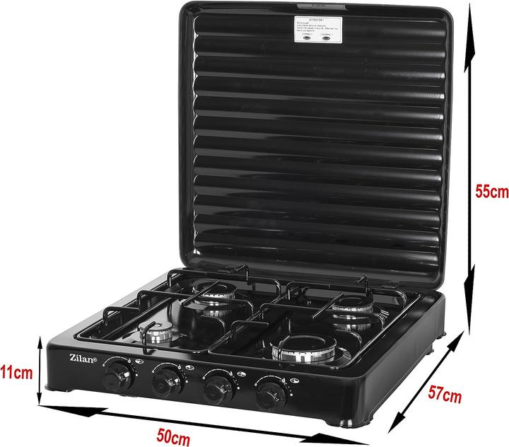 Image du produit Zilan Réchaud à gaz 4 feux