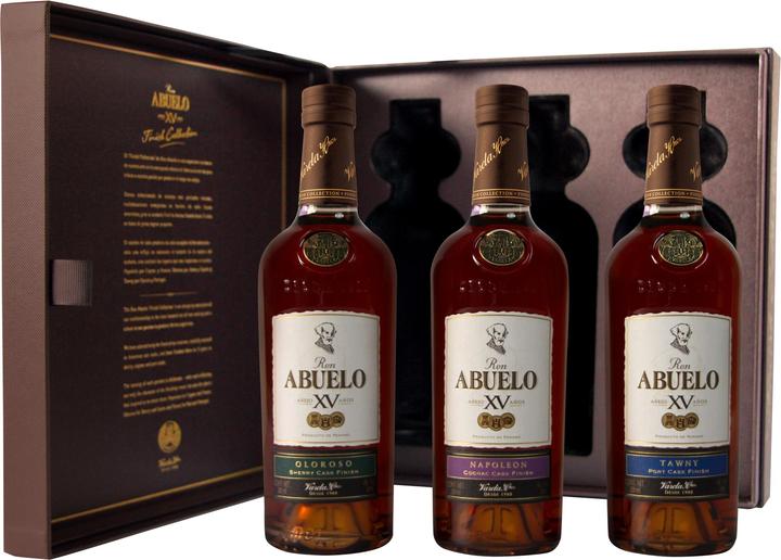 Ron Abuelo Gift set Rum XV Col. set 40% 3 x 0.2 l (3 x 20 cl)