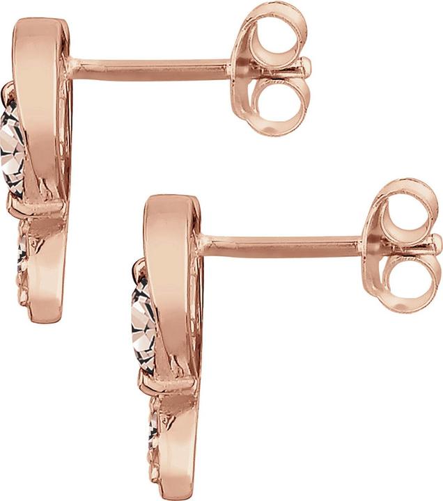 Image du produit Elli Boucles d'oreilles coeur amour cristaux 925 argent Darling (Cristal de verre, Argent sterling 925)
