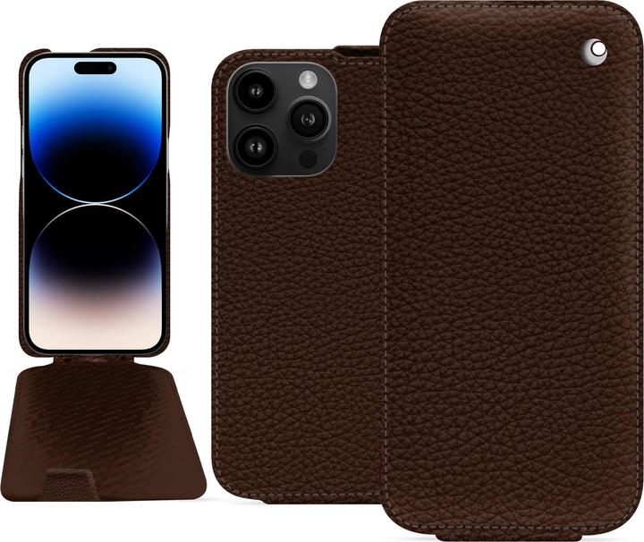 Actual product image Noreve Vertical leather shell (Apple iPhone 15 Pro Max)