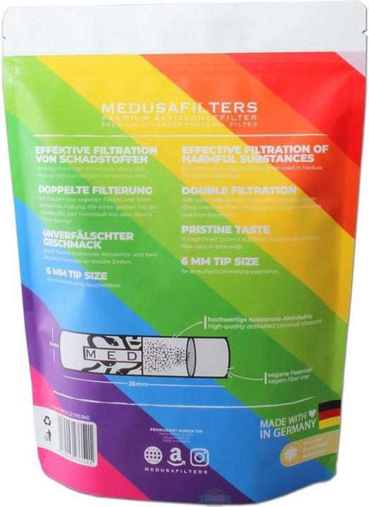 Produktbild Medusafilters 1000er Pack Violet Edition - Hybrid Aktivkohlefilter